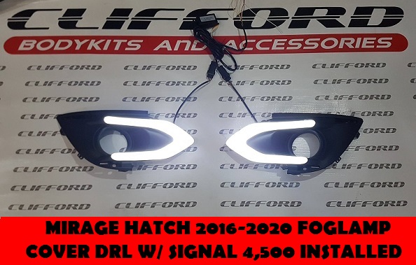 FOGLAMP COVER DRL WITH SIGNAL MIRAGE 